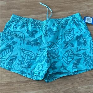Columbia Teal and Turquoise Patterned Women's Shorts